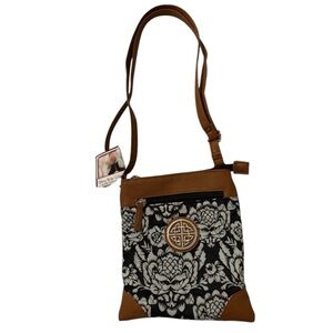 Stone Mountain Purse Quilted Medallion Crossbody Tiffany Rose Collection NWT